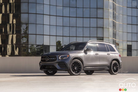 Mercedes-Benz GLB, trois quarts avant